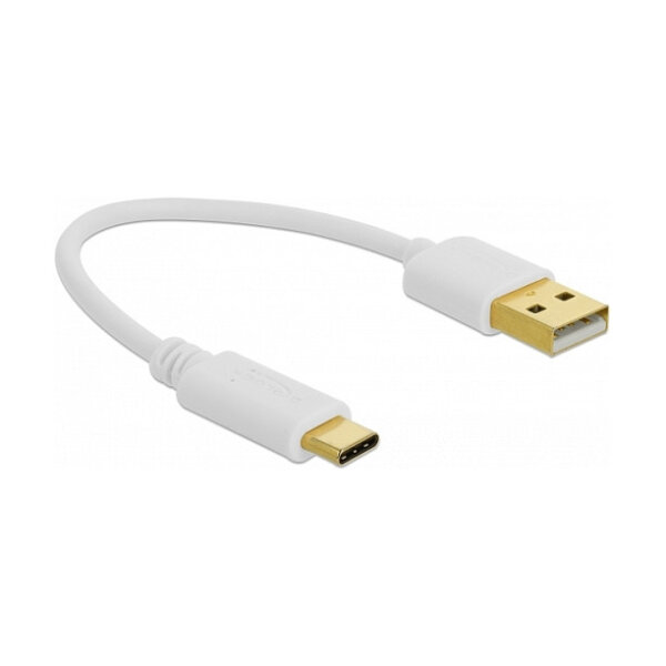 Delock USB Ladekabel Typ-A zu USB Type-C™ 15 cm