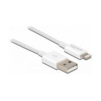 Delock USB Daten- und Ladekabel für iPhone™, iPad™, iPod™ weiß 1 m