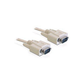 Delock Serielles Kabel D-Sub 9 Stecker zu Stecker 1 m