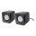 MANHATTAN 2600 Lautsprechersystem Voller Stereoklang und kompaktes Format optimal fuer das mobile Musikerlebnis