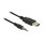 Delock Konverter USB 2.0 Typ-A Stecker zu Seriell TTL 3,5 mm 4 Pin Klinke 1,8 m (3,3 V)