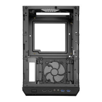 Sharkoon QB One Schwarz - Midi/Minitower ITX, Mini-ITX 3,5 " - PC-/Server Netzteil Kühler - USB, USB 2.0, USB 3.0