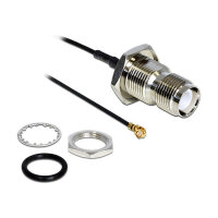 Delock Antennenkabel RP-TNC Buchse zum Einbau zu I-PEX...