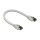 Delock RJ45 Netzwerkkabel Cat.8.1 S/FTP 0,25 m bis 40 Gbps grau