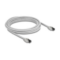 Delock RJ45 Netzwerkkabel Cat.8.1 S/FTP 5 m bis 40 Gbps grau