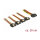 Delock Kabel SATA 15 Pin Strom Stecker mit Einrastfunktion > SATA 15 Pin Strom Buchse 4 x gerade 30 cm