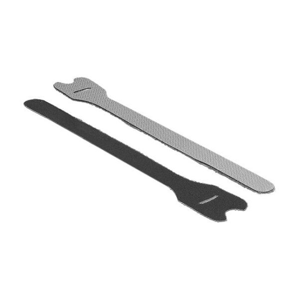 Delock Klett-Kabelbinder L 240 x B 13 mm schwarz 10 Stück