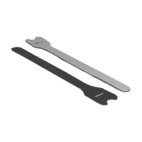 Delock Klett-Kabelbinder L 240 x B 13 mm schwarz 10...