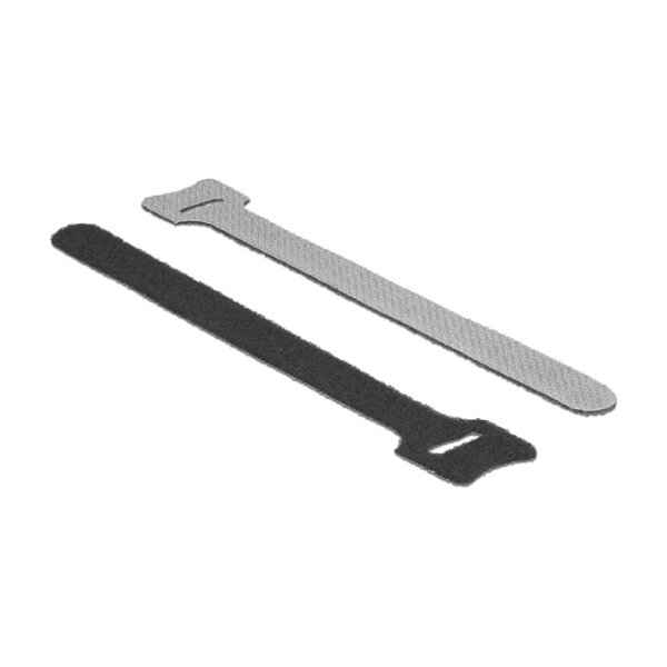 Delock Klett-Kabelbinder L 150 mm x B 12 mm 10 Stück schwarz