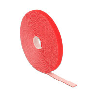 Delock Klettband auf Rolle L 10 m x B 13 mm rot