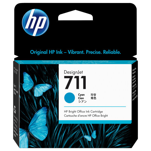 HP 711 Original Tinte cyan Standardkapazitt 29ml 1er-Pack