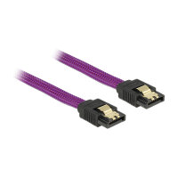 Delock SATA 6 Gb/s Kabel 50 cm violett