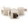 Digitus Keystone CAT6a RJ45 Buchse AWG 22-26 360° Werkzeuglos 24-Pack