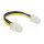 Delock Stromkabel P4 Stecker > P4 Stecker 15 cm
