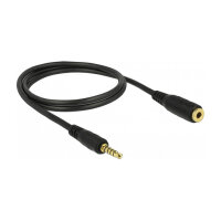 Delock Verlängerungskabel Klinke 3,5 mm 5 Pin...