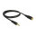 Delock Verlängerungskabel Klinke 3,5 mm 5 Pin Stecker zu Buchse 1 m schwarz