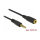 Delock Verlängerungskabel Klinke 3,5 mm 5 Pin Stecker zu Buchse 0,5 m schwarz