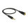 Delock Verlängerungskabel Klinke 3,5 mm 5 Pin Stecker zu Buchse 0,5 m schwarz