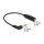 Delock Audiokabel Klinkenstecker 3,5 mm 3 Pin gewinkelt > Klinkenbuchse 2,5 mm 3 Pin