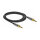 Delock Klinkenkabel 3,5 mm 3 Pin Stecker zu Stecker mit Schraubadapter 1 m