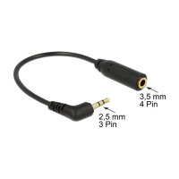 Delock Audiokabel Klinkenstecker 2,5 mm 3 Pin gewinkelt...