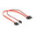 Delock Kabel SATA 6 Gb/s 7 Pin Buchse + Micro Fit 3.0 4 Pin Strom Stecker > Slim SATA 13 Pin Buchse 30 cm