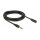 Delock Klinkenverlängerungskabel 3,5 mm 4 Pin Stecker zu Buchse 3 m schwarz