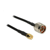 Delock Antennenkabel N Stecker > SMA Stecker CFD200 15...