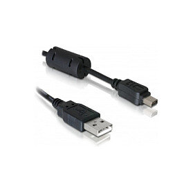 Delock Kabel Kamera USB-A Stecker zu Olympus 12-Pin Stecker 1 m