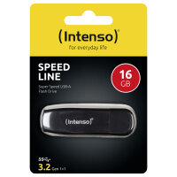 STICK 16GB USB 3.0 Intenso 3533470 Speed Line Black