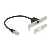 Delock Netzwerk Verlängerungskabel RJ45 Cat.5e 30 cm...