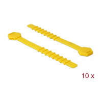 Delock Silikon-Kabelbinder wiederverwendbar 10 Stück...