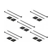 Delock Befestigungssockel 40 x 40 mm mit Kabelbinder L...