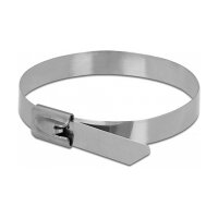 Delock Edelstahlkabelbinder L 150 x B 7,9 mm 10 Stück