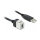 Delock Keystone Modul USB 2.0 C Buchse > USB 2.0 A Stecker mit Kabel