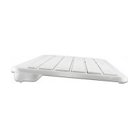 Delock USB Tastatur 2,4 GHz kabellos weiß (flach)
