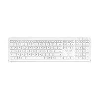 Delock USB Tastatur 2,4 GHz kabellos weiß (flach)