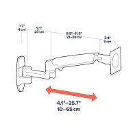 Ergotron LX Arm Wandmontage -61cm