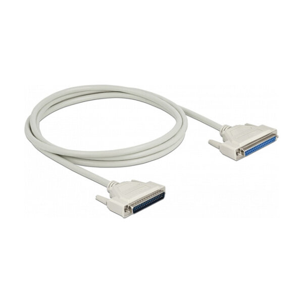 Delock Serielles Kabel D-Sub 37 Stecker zu Buchse 2 m