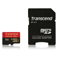 CARD _Transcend Ultimate 8GB microSDHC UHS-I