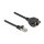 Delock Netzwerk Verlängerungskabel S/FTP RJ45 Stecker zu RJ45 Buchse Cat.6A 25 cm schwarz