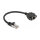 Delock Netzwerk Verlängerungskabel S/FTP RJ45 Stecker zu RJ45 Buchse Cat.6A 25 cm schwarz