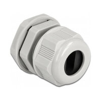 Delock Kabelverschraubung PG16 für Flachkabel grau 2...