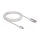 Delock USB Daten- und Ladekabel für iPhone™, iPad™, iPod™ DuPont™ Kevlar® weiß 3 m
