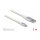 Delock USB Daten- und Ladekabel für iPhone™, iPad™, iPod™ DuPont™ Kevlar® weiß 3 m