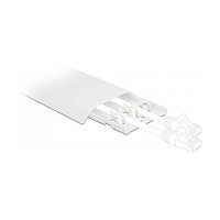 Delock Kabelkanal selbstklebend mit Kabelbefestigung 85 x 10 mm - Länge 300 mm 2 Stück weiß