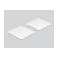 Delock Kabelkanal selbstklebend mit Kabelbefestigung 85 x 10 mm - Länge 300 mm 2 Stück weiß