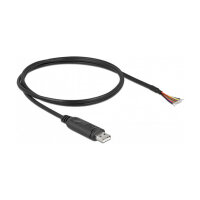 Delock Adapterkabel USB 2.0 Typ-A zu seriell RS-232 mit 9...