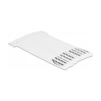 Delock Klett-Kabelbinder L 150 x B 12 mm weiß 10 Stück