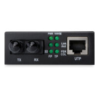 DIGITUS Medienkonverter Fast Ethernet Multimode RJ45/ST...